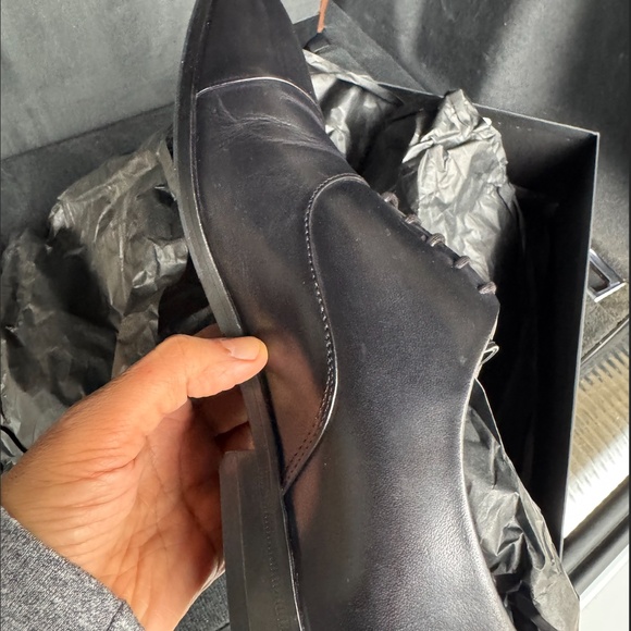 New In BOX - HUGO BOSS OXFORD BLACK Shoes Size 8 - Runs Little Large main image 4